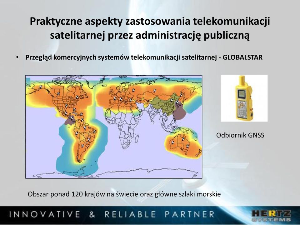 GLOBALSTAR Odbiornik GNSS Obszar