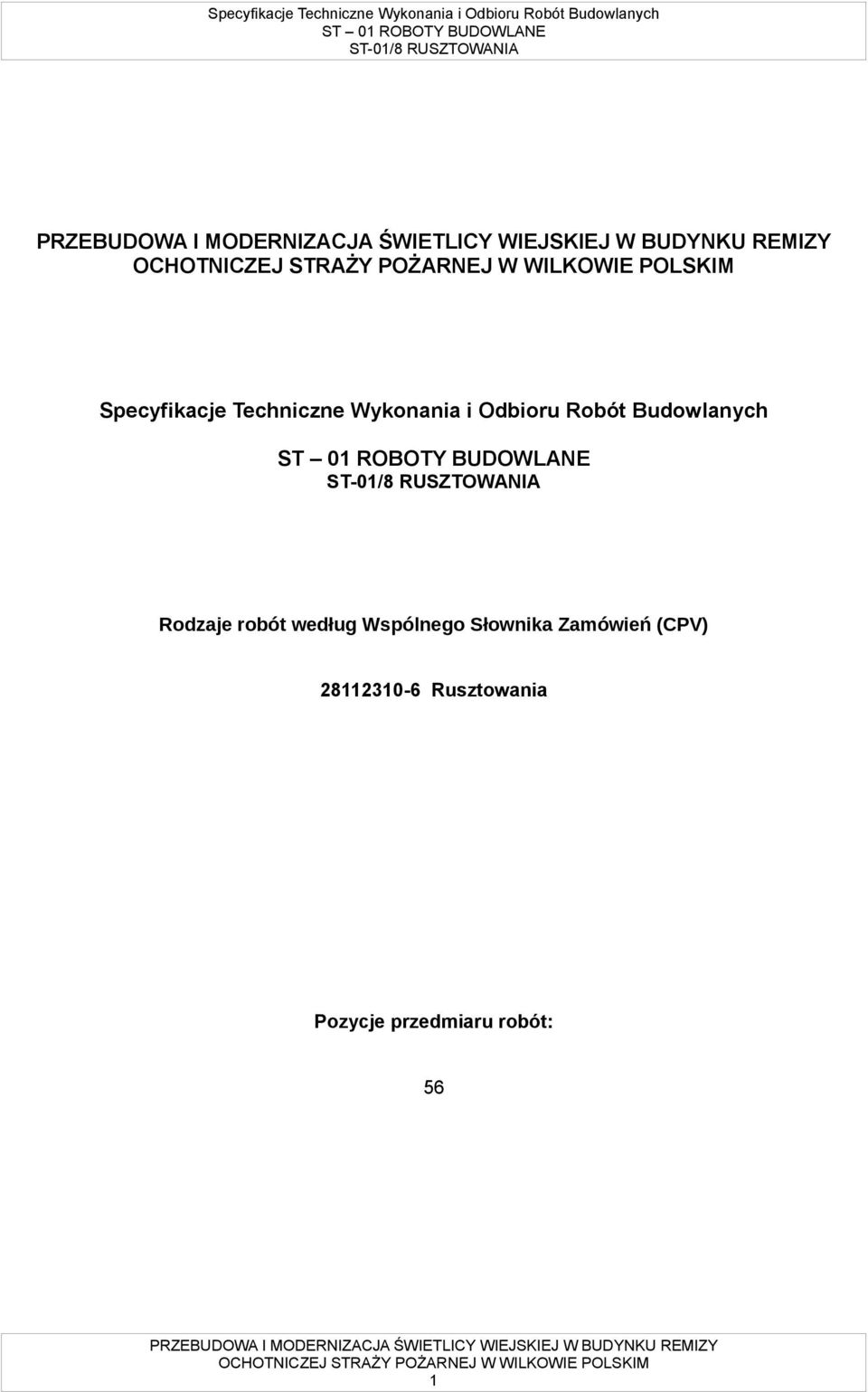 według Wspólnego Słownika Zamówień (CPV)