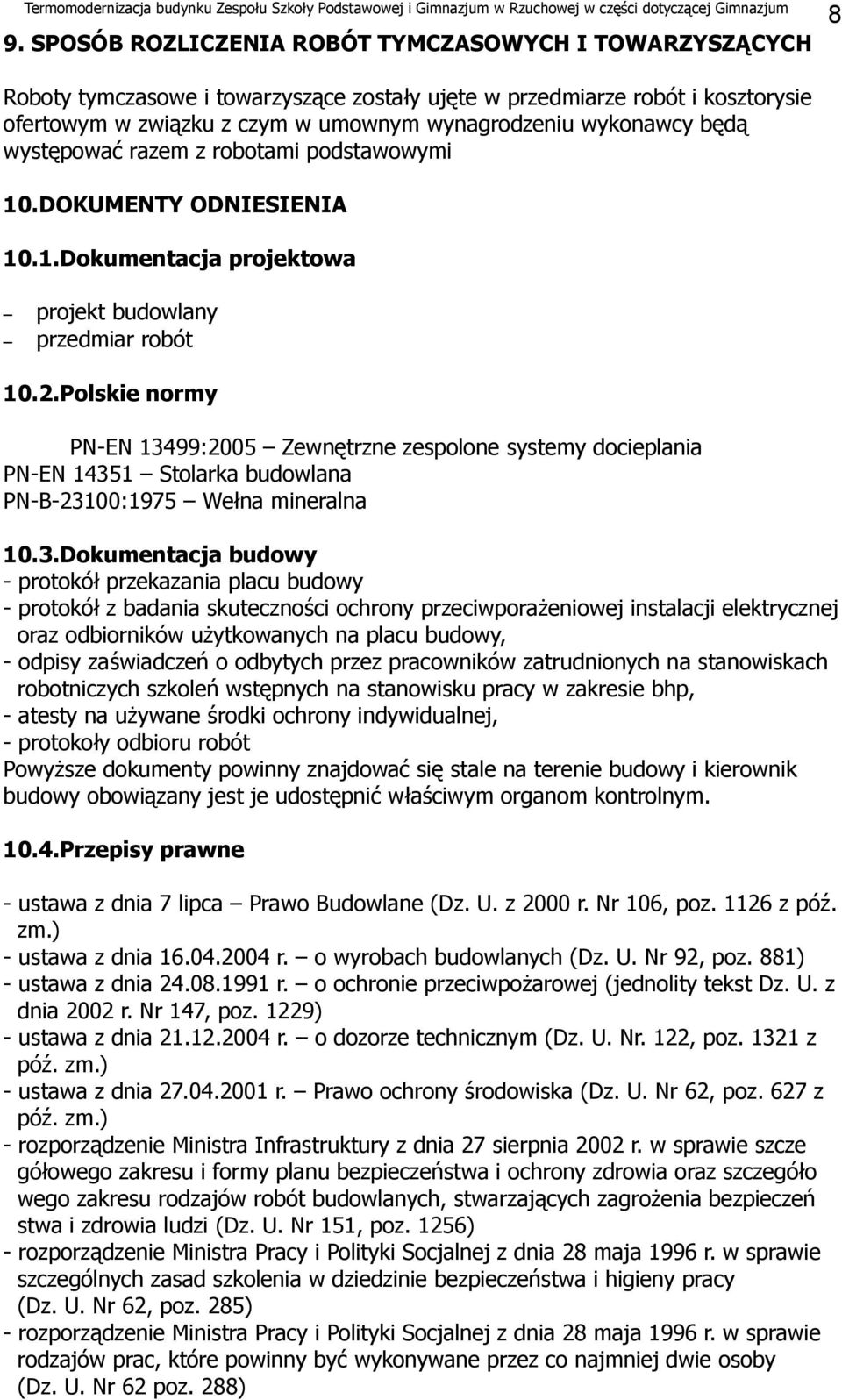 Polskie normy PN-EN 134