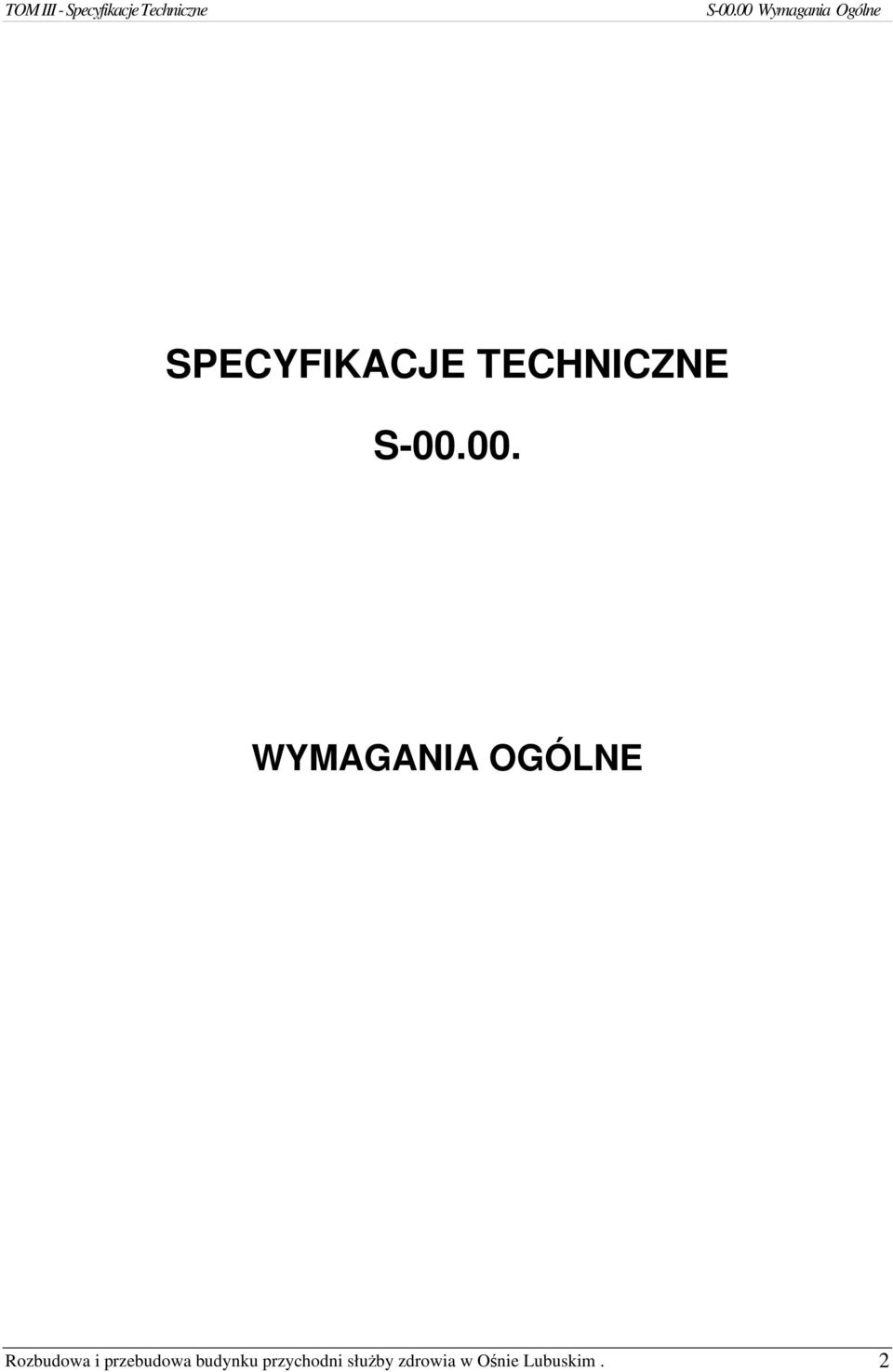 i przebudowa budynku przychodni