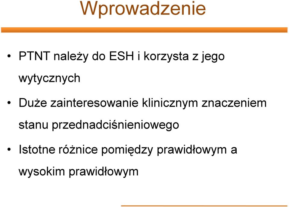 znaczeniem stanu przednadciśnieniowego Istotne