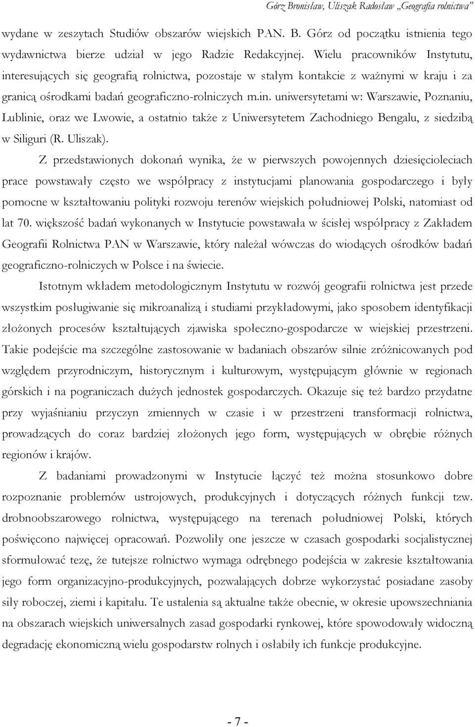 Uliszak).