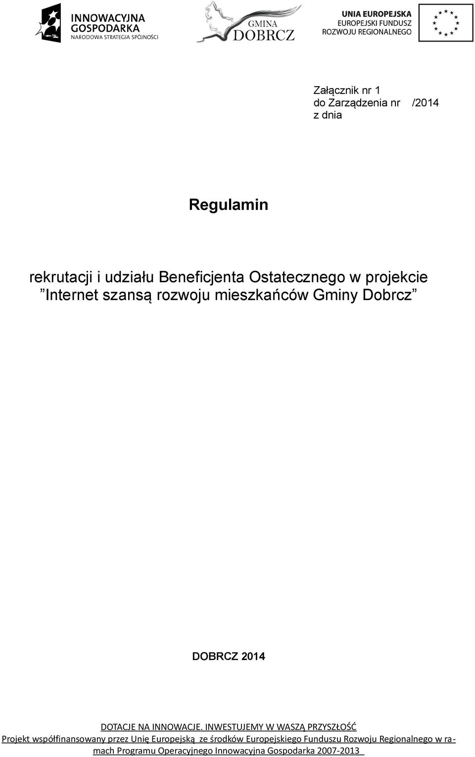 Beneficjenta Ostatecznego w projekcie