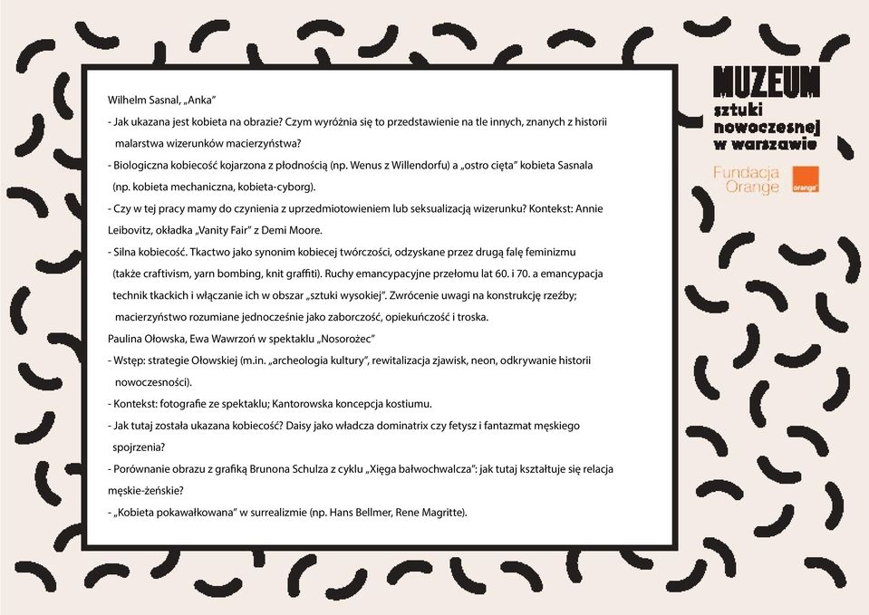 - Czy w tej pracy mamy do czynienia z uprzedmiotowieniem lub seksualizacją wizerunku? Kontekst: Annie Leibovitz, okładka Vanity Fair z Demi Moore. - Silna kobiecość.