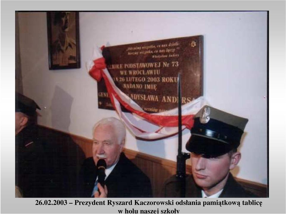 Kaczorowski odsłania