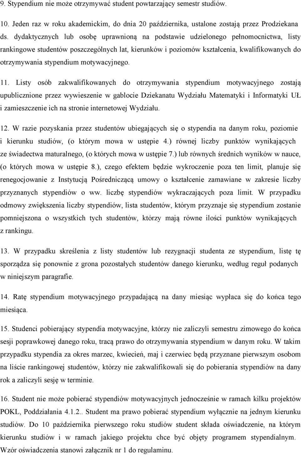 motywacyjnego. 11.