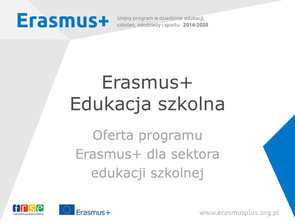 programu Erasmus+