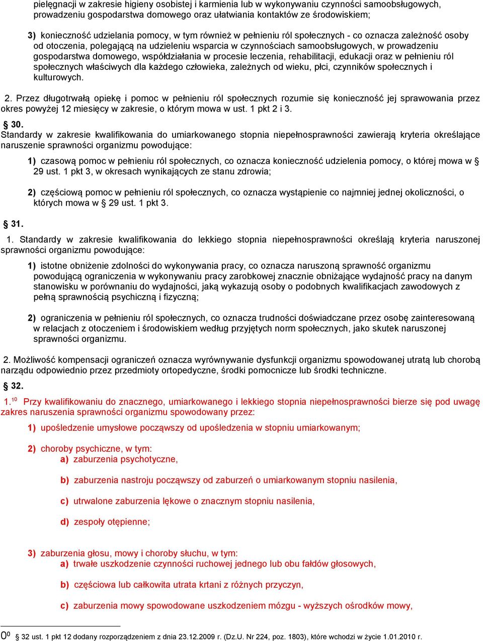 domowego, współdziałania w procesie leczenia, rehabilitacji, edukacji oraz w pełnieniu ról społecznych właściwych dla każdego człowieka, zależnych od wieku, płci, czynników społecznych i kulturowych.