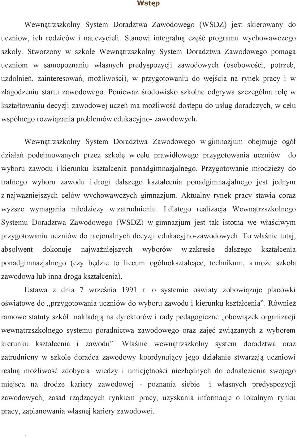 pracy i w złagdzeniu startu zawdweg.