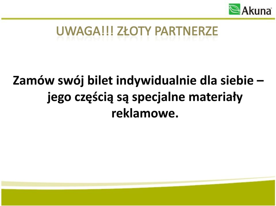 siebie jego częścią