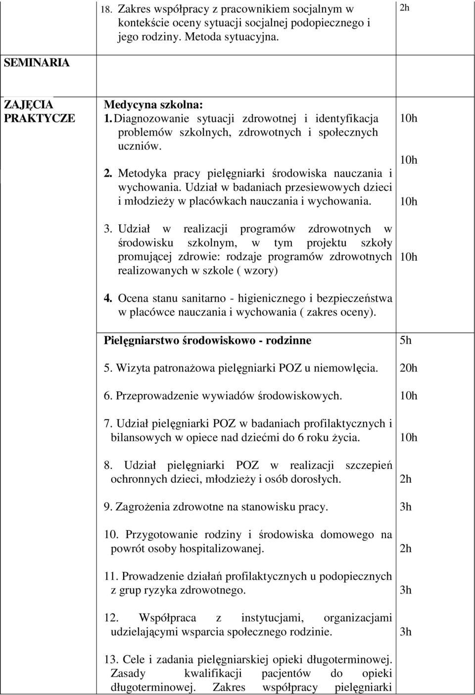 Udział w badaniach przesiewowych dzieci i młodzieży w placówkach nauczania i wychowania. 3.