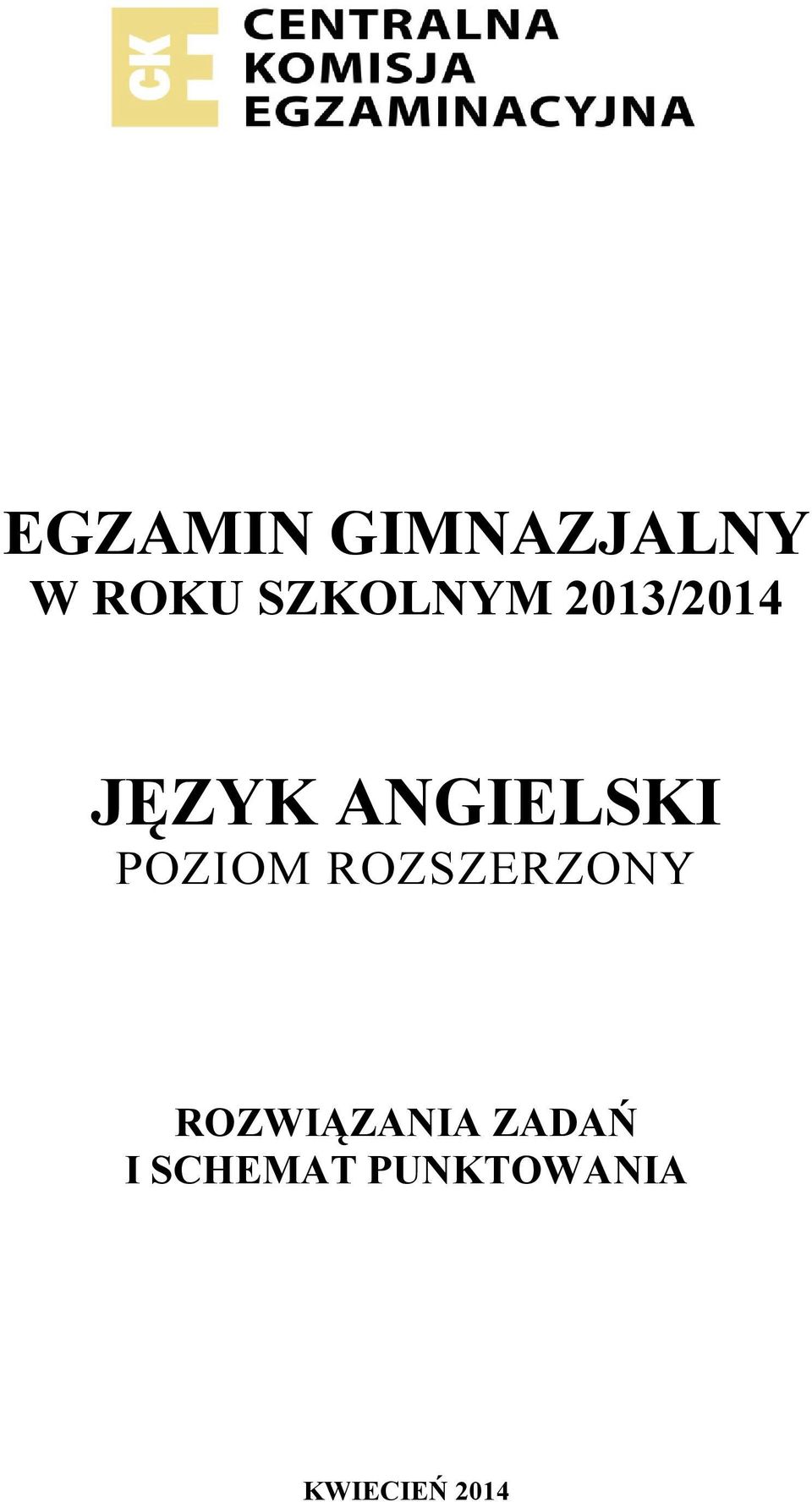 ANGIELSKI POZIOM ROZSZERZONY