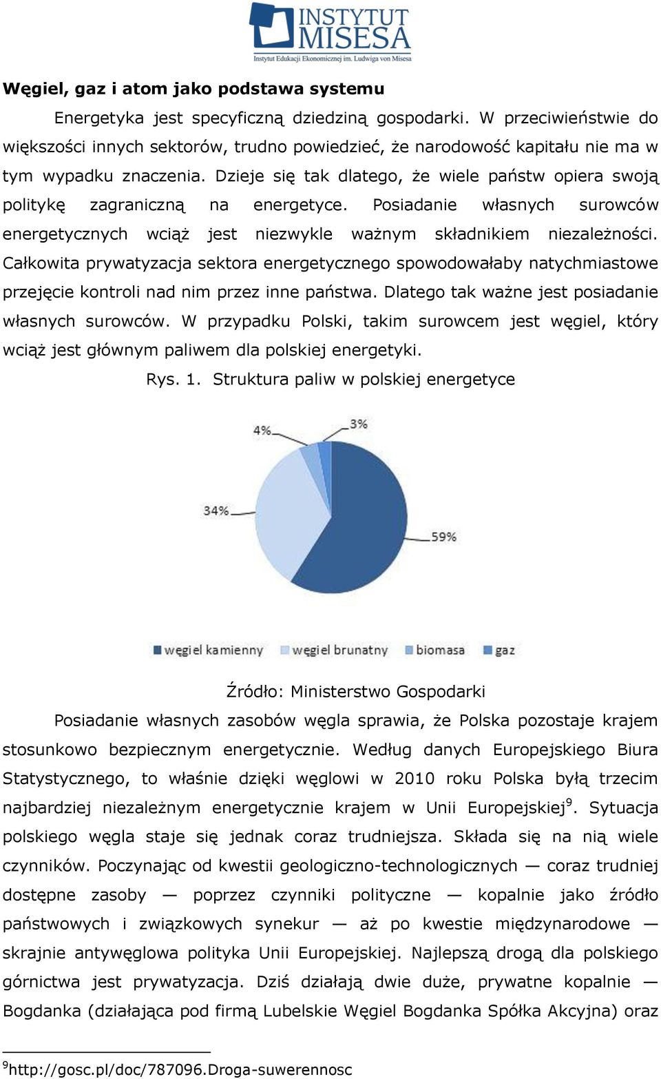 Dzieje się tak dlatego, że wiele państw opiera swoją politykę zagraniczną na energetyce. Posiadanie własnych surowców energetycznych wciąż jest niezwykle ważnym składnikiem niezależności.