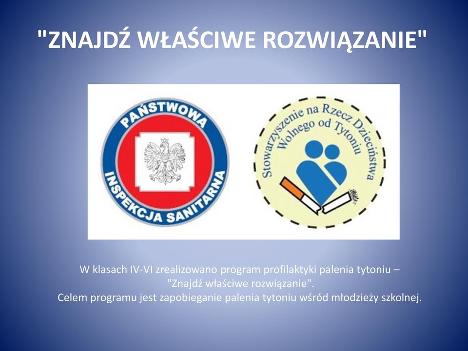 "Znajdź właściwe rozwiązanie".