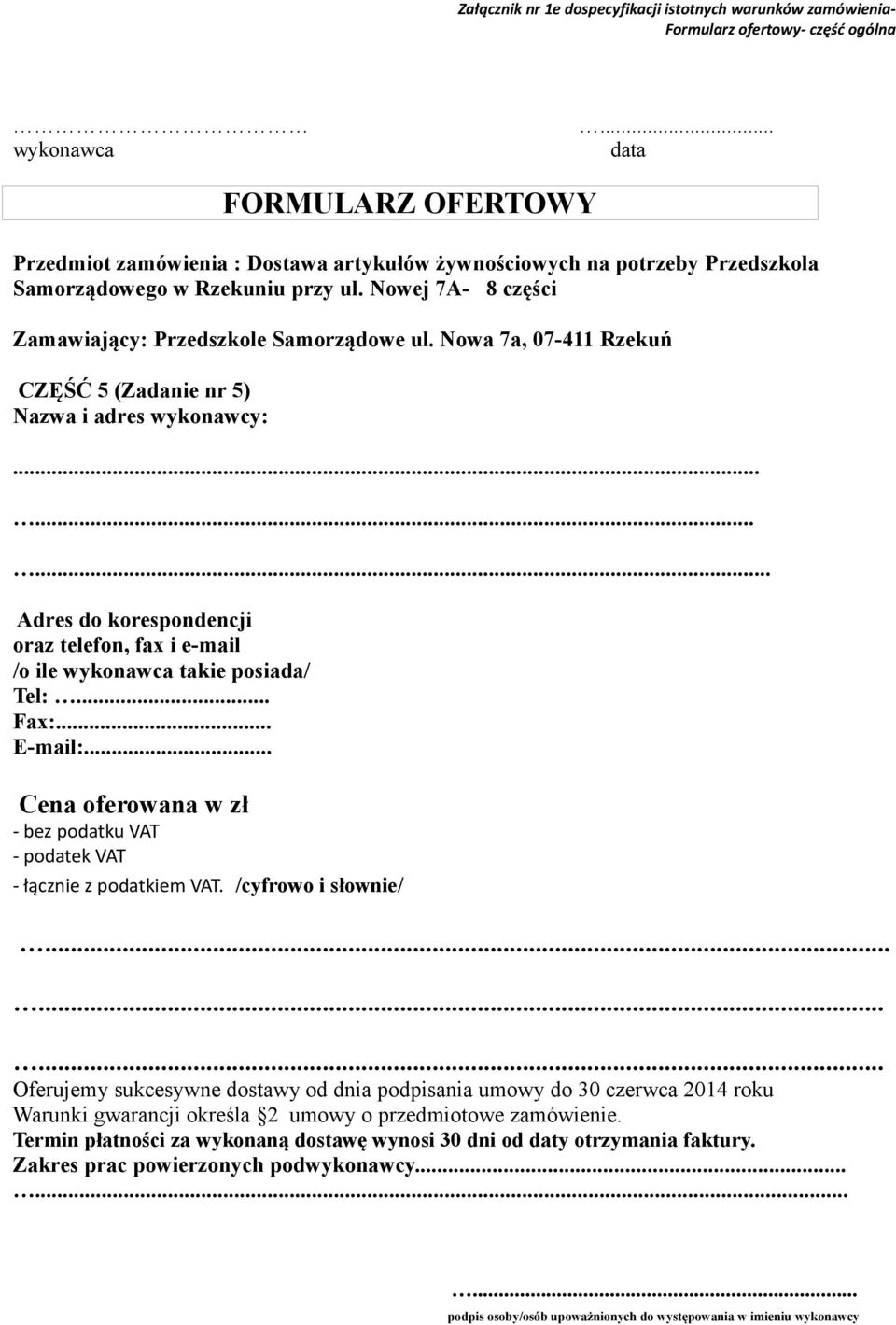 CZĘŚĆ 5 (Zadanie nr 5).