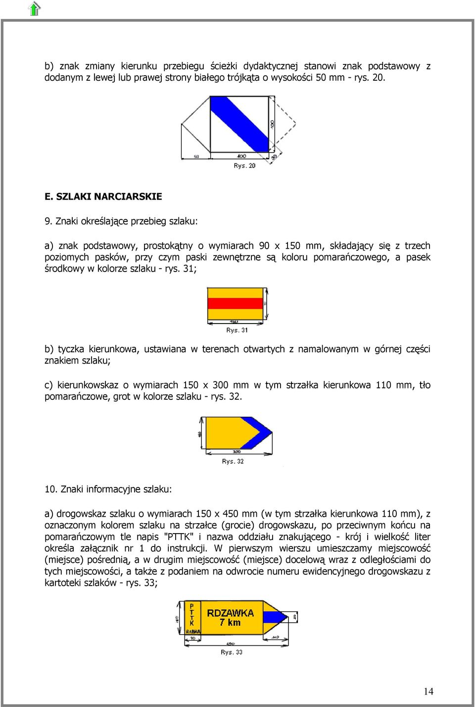 środkowy w kolorze szlaku - rys.