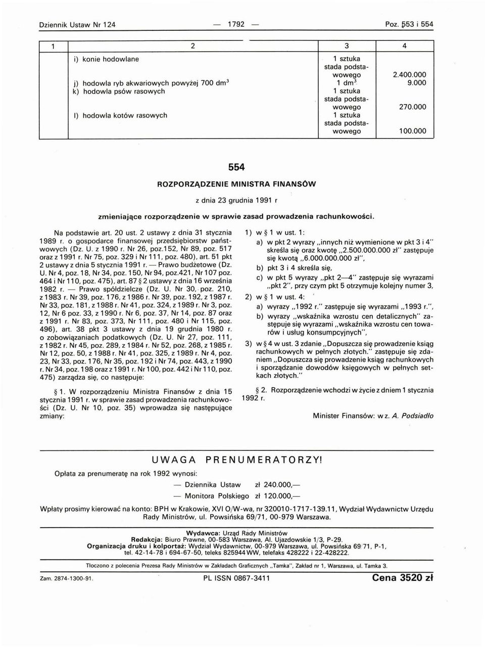 2 ustawy z dnia 31 stycznia 1989 r. o gospodarce finansowej przedsiębiorstw państwowych (Dz. U. z 1990 r. Nr 26, poz.152, Nr 89, poz. 517 oraz z 1991 r. Nr 75, poz. 329 i Nr 11 1, poz. 480). art.