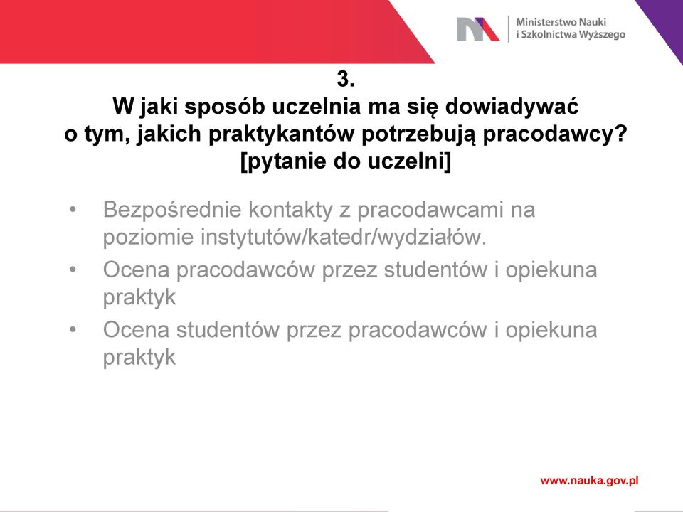 [pytanie do uczelni] Bezpośrednie kontakty z pracodawcami na poziomie