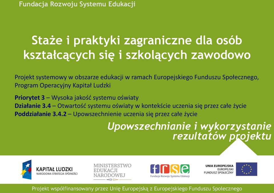 oświaty Działanie 3.4 