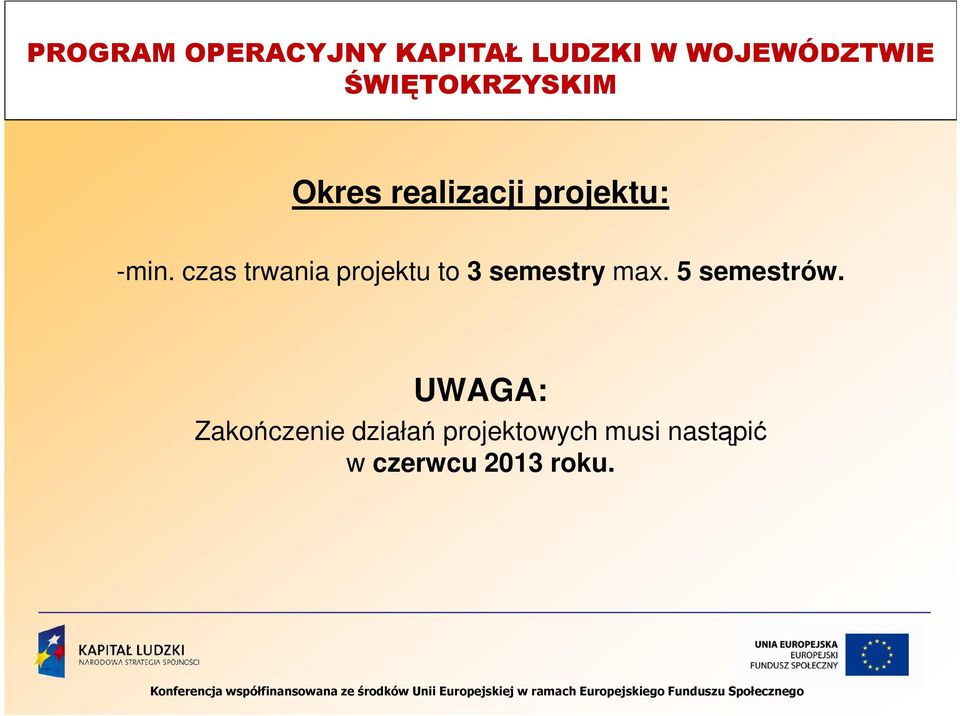 5 semestrów.