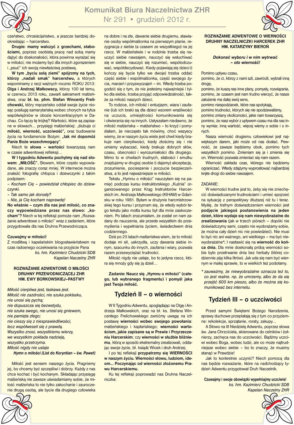 niewłaściwą postawą.