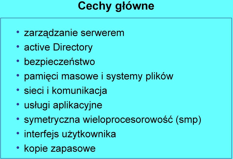 i komunikacja usługi aplikacyjne symetryczna