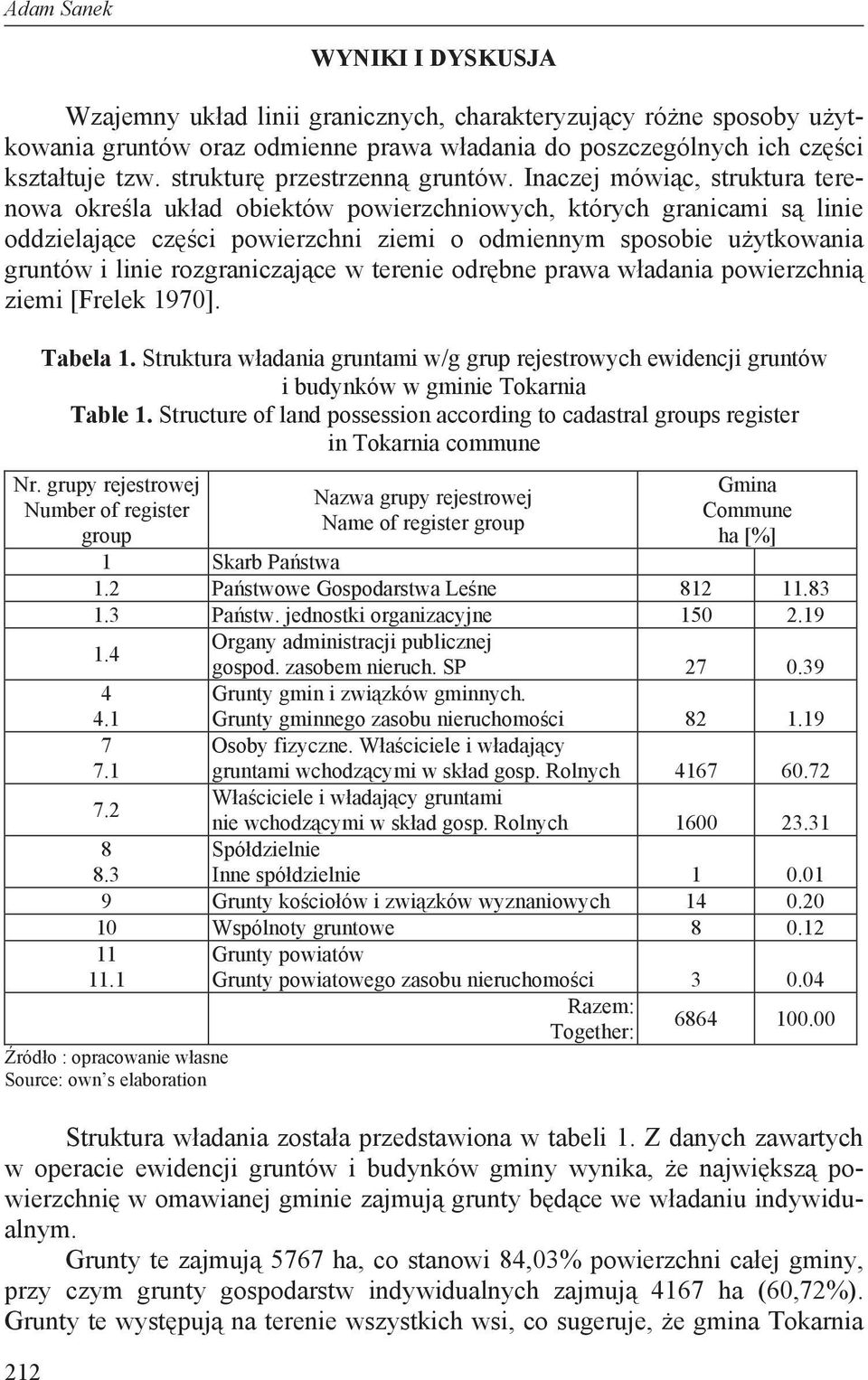 Inaczej mówi c, struktura terenowa okre la uk ad obiektów powierzchniowych, których granicami s linie oddzielaj ce cz ci powierzchni ziemi o odmiennym sposobie u ytkowania gruntów i linie
