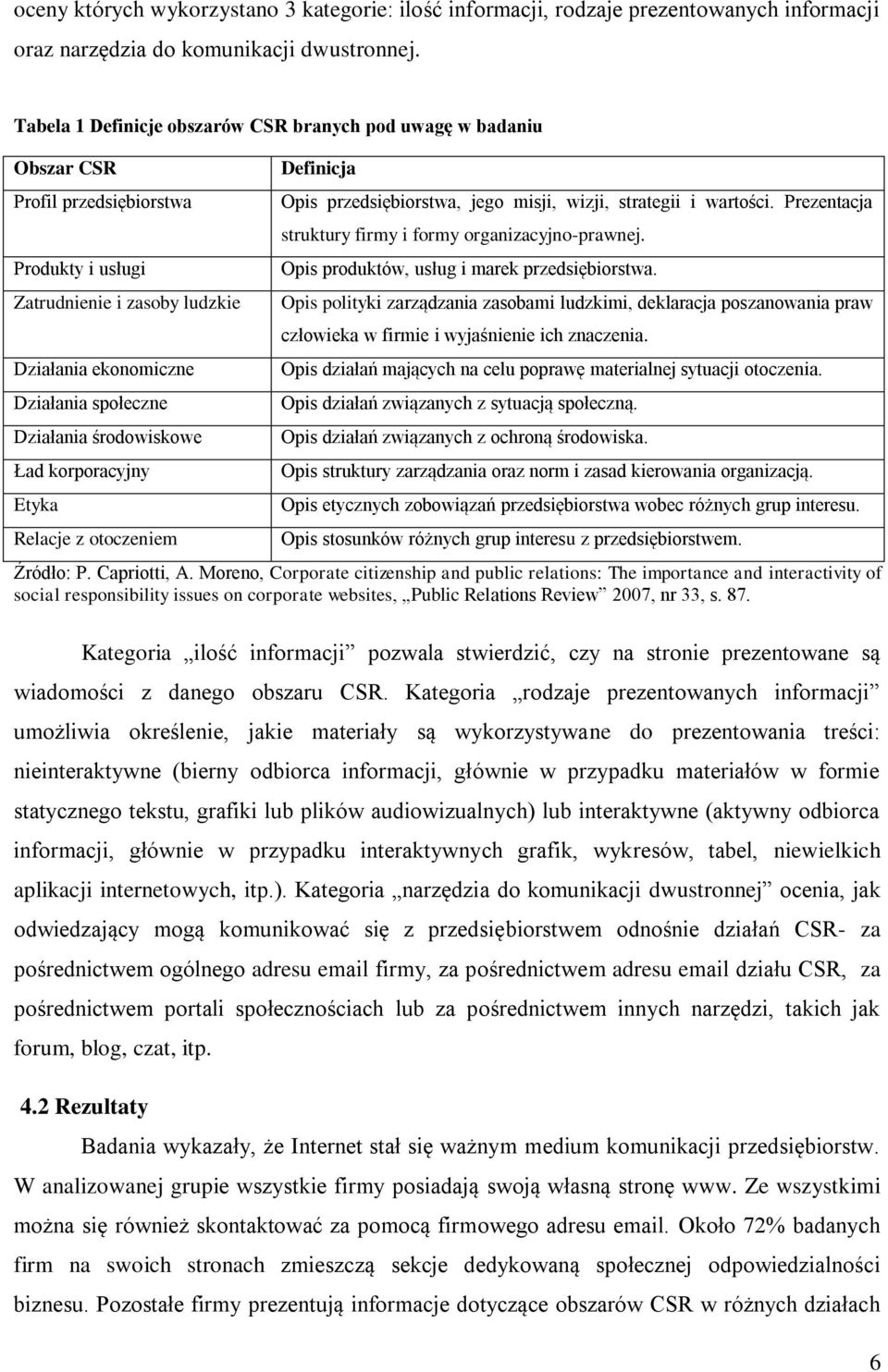 środowiskowe Ład korporacyjny Etyka Relacje z otoczeniem Definicja Opis przedsiębiorstwa, jego misji, wizji, strategii i wartości. Prezentacja struktury firmy i formy organizacyjno-prawnej.