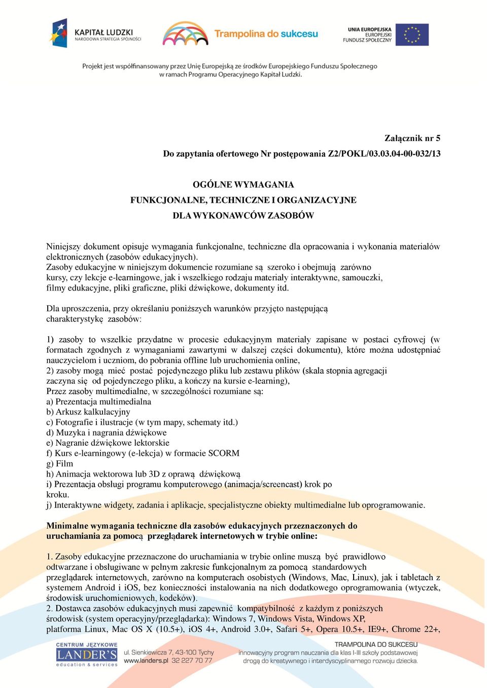 elektronicznych (zasobów edukacyjnych).