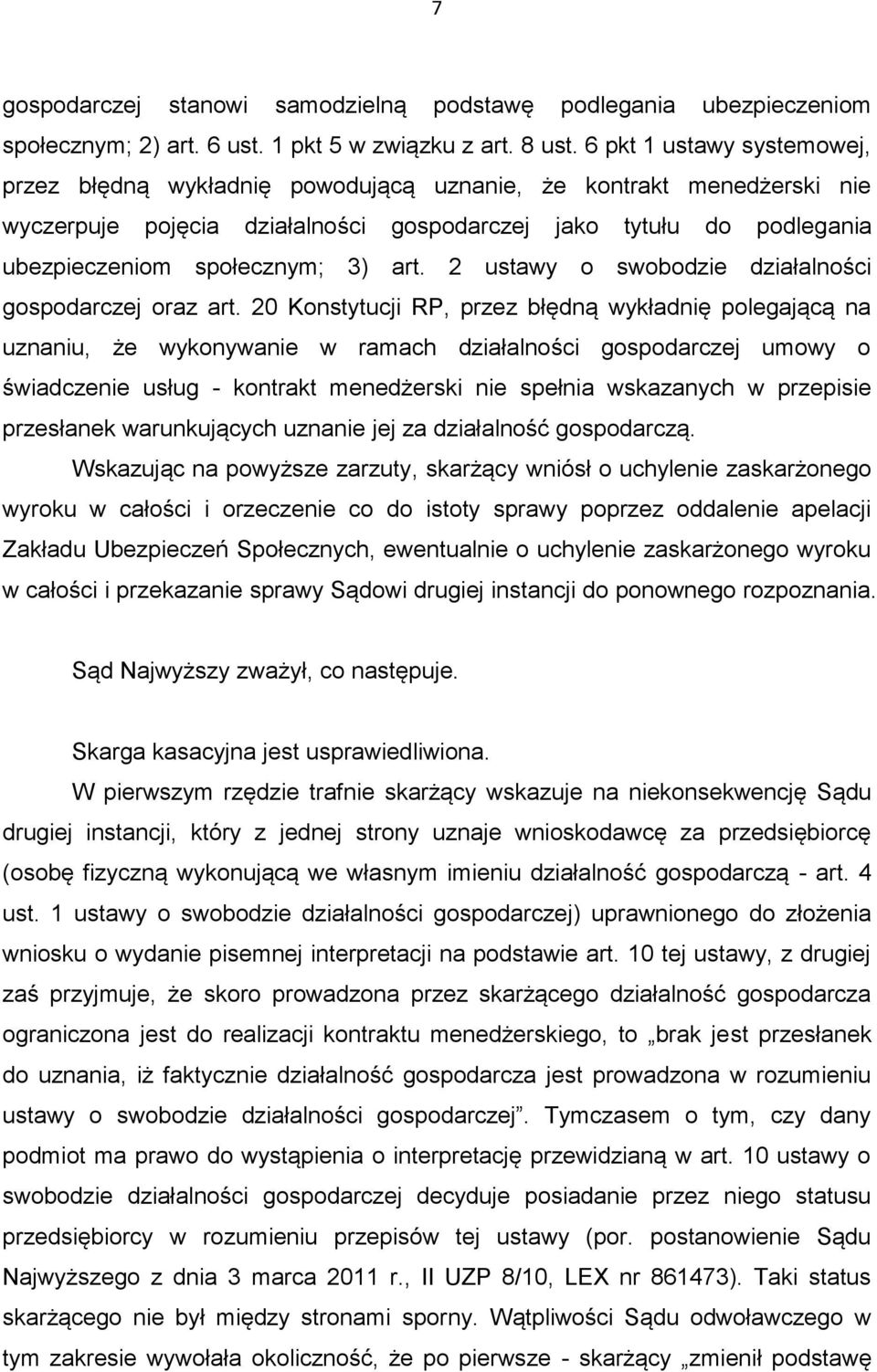 art. 2 ustawy o swobodzie działalności gospodarczej oraz art.