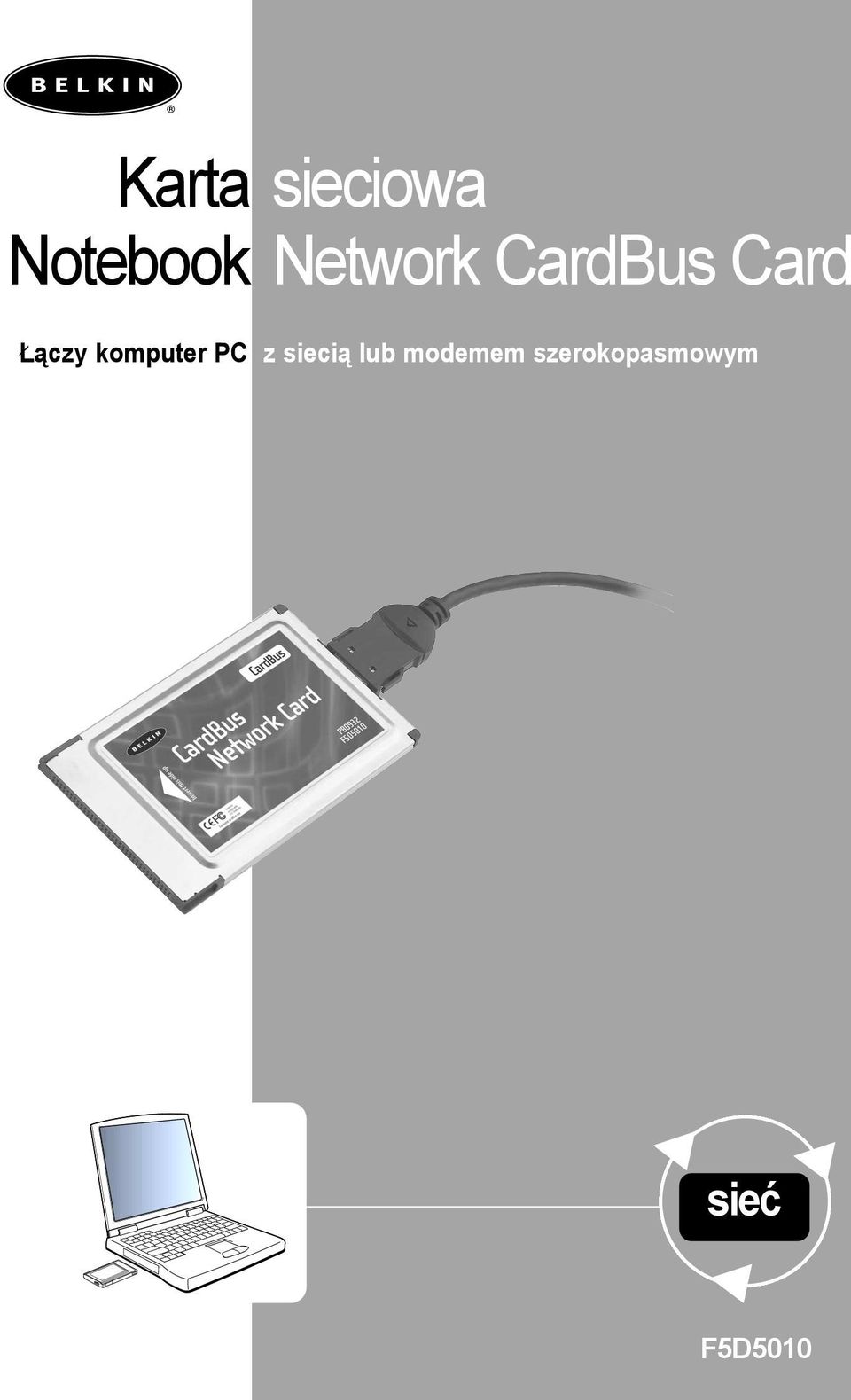 komputer PC z siecią lub