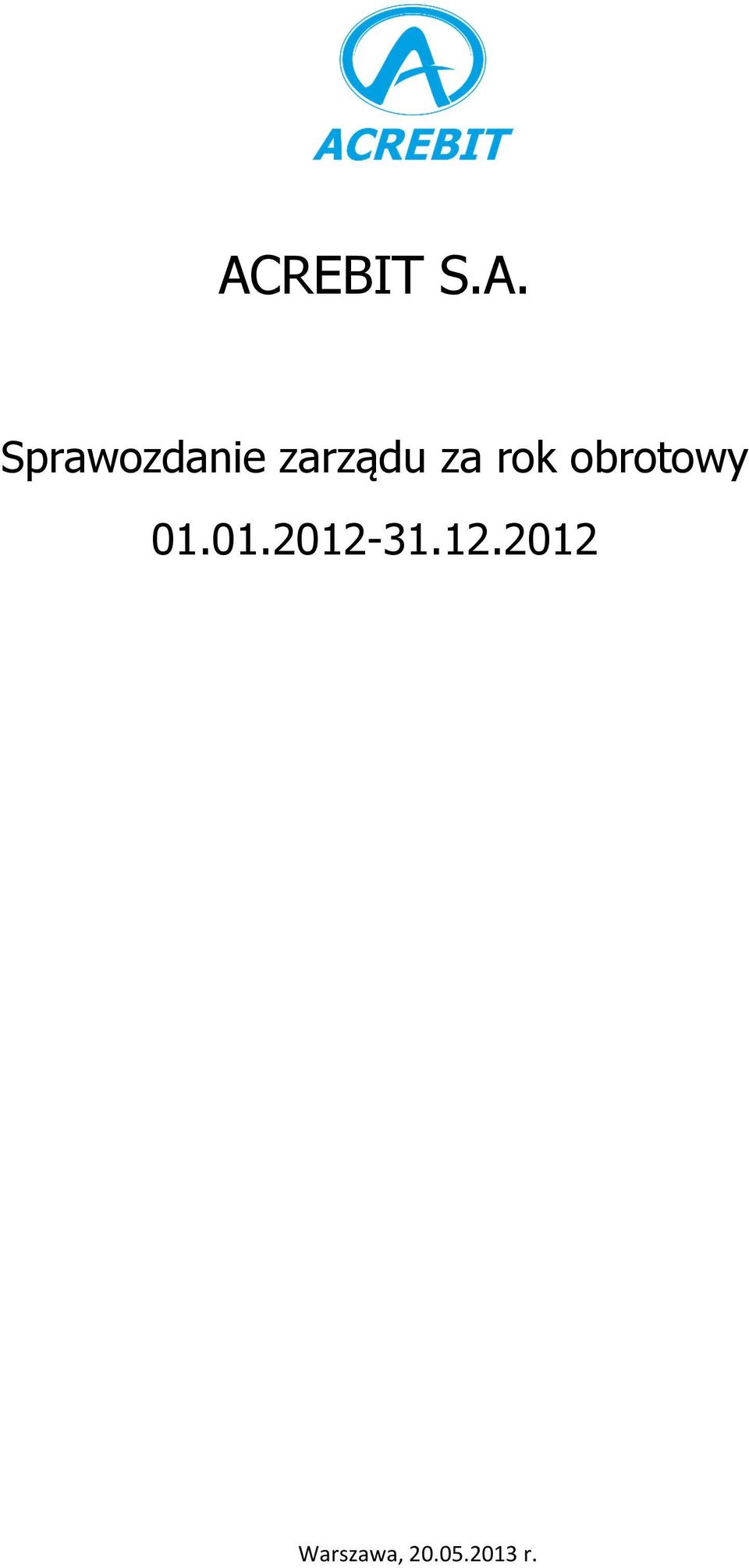 zarządu za rok
