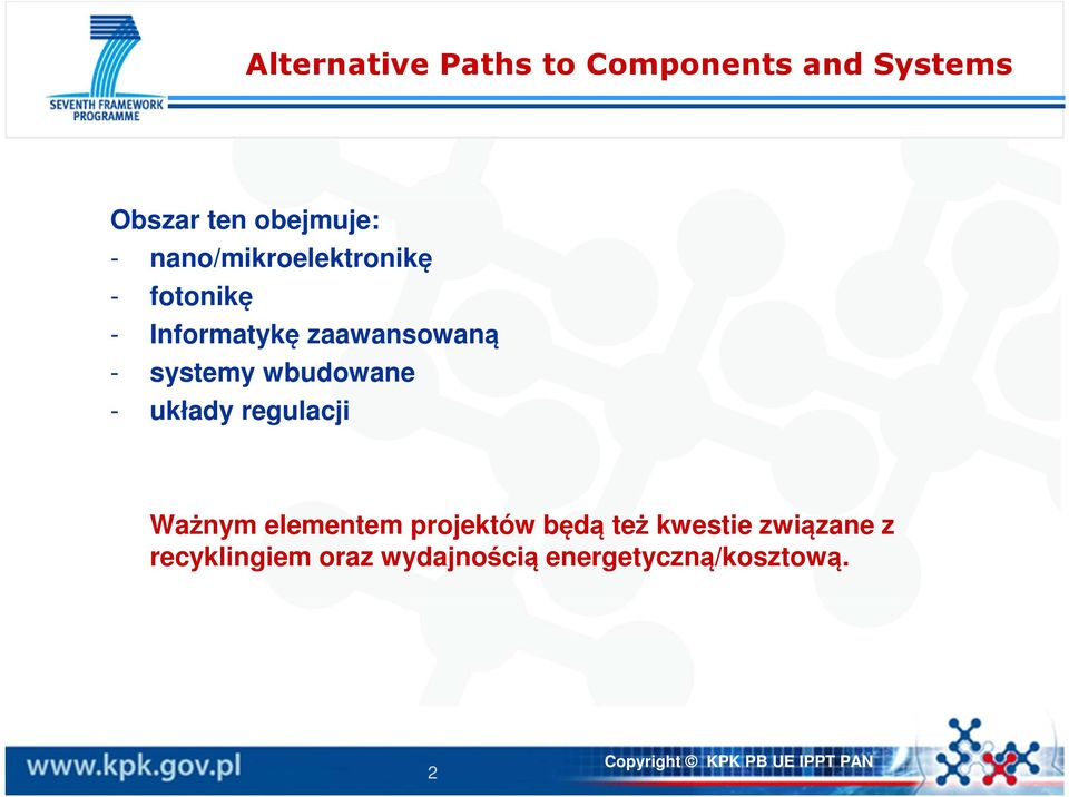 systemy wbudowane - układy regulacji Ważnym elementem projektów będą