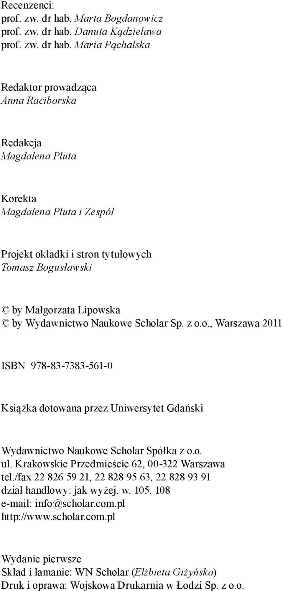 Danuta Kądzielawa prof. zw. dr hab.