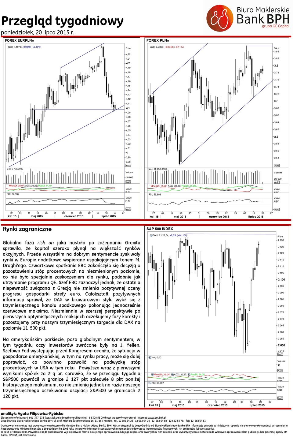 24,16; PlusDI; 21,09 RSI; 56,602 20 000 / / 27 04 11 18 25 01 08 15 22 29 06 13 20 27 27 04 11 18 25 01 08 15 22 29 06 13 20 27 Rynki zagraniczne S&P 500 INDEX Globalna faza risk on jaka nastała po