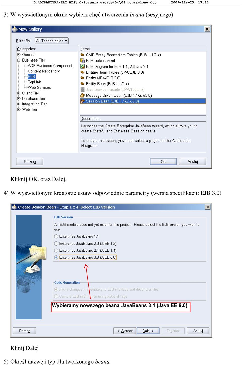 4) W wyświetlonym kreatorze ustaw odpowiednie parametry