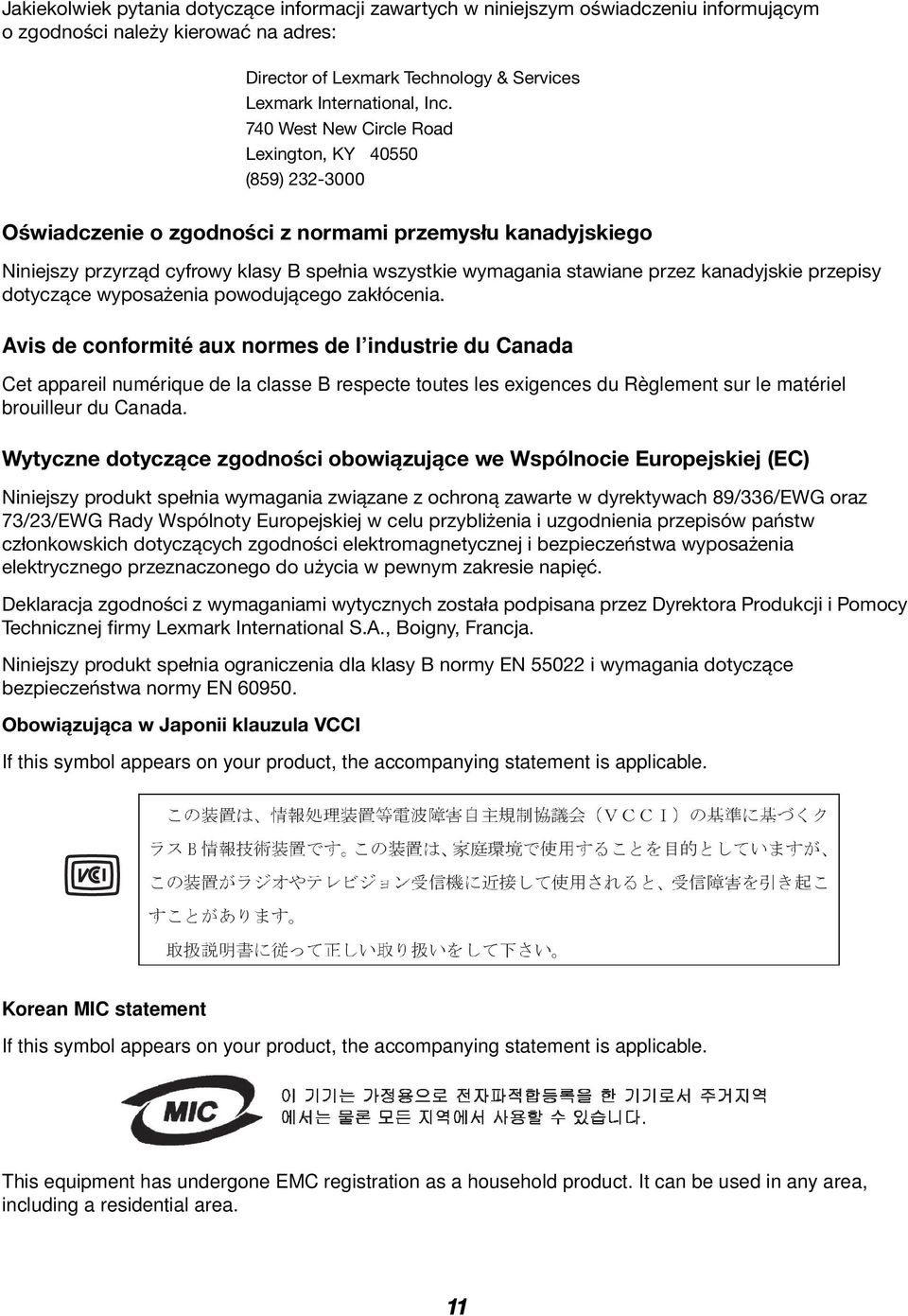 kanadyjskie przepisy dotyczące wyposażenia powodującego zakłócenia.