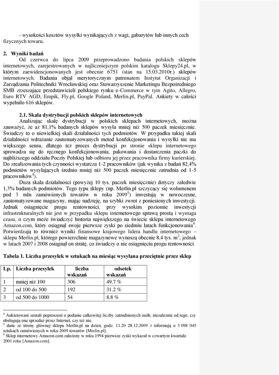 pl, w którym zaewidencjonowanych jest obecnie 6751 (stan na 15.03.2010r.) sklepów internetowych.