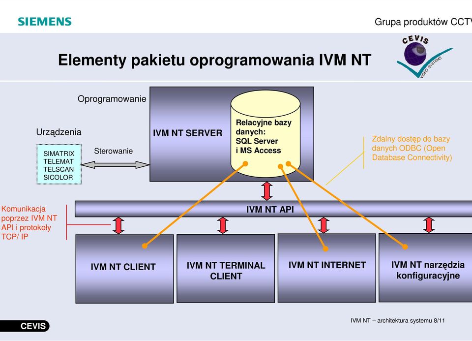 do bazy danych ODBC (Open Database Connectivity) Komunikacja poprzez API i protokoły