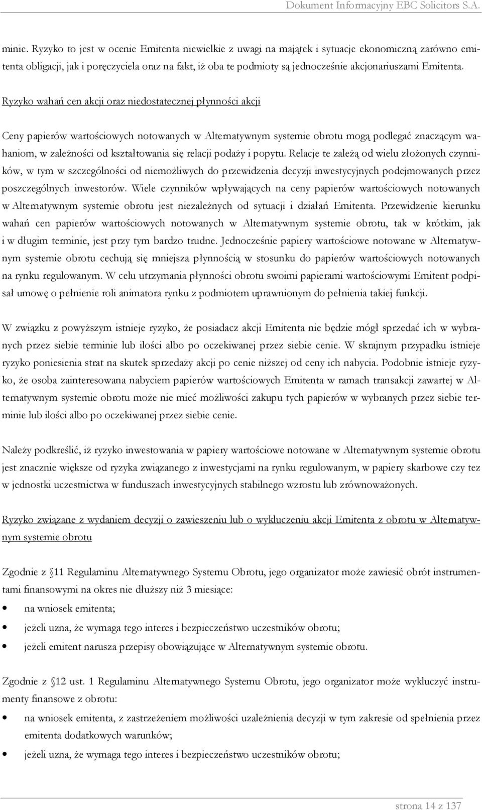 Emitenta.
