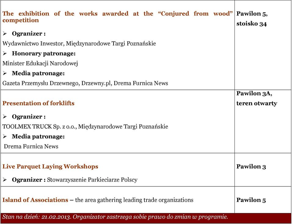 pl, Presentation