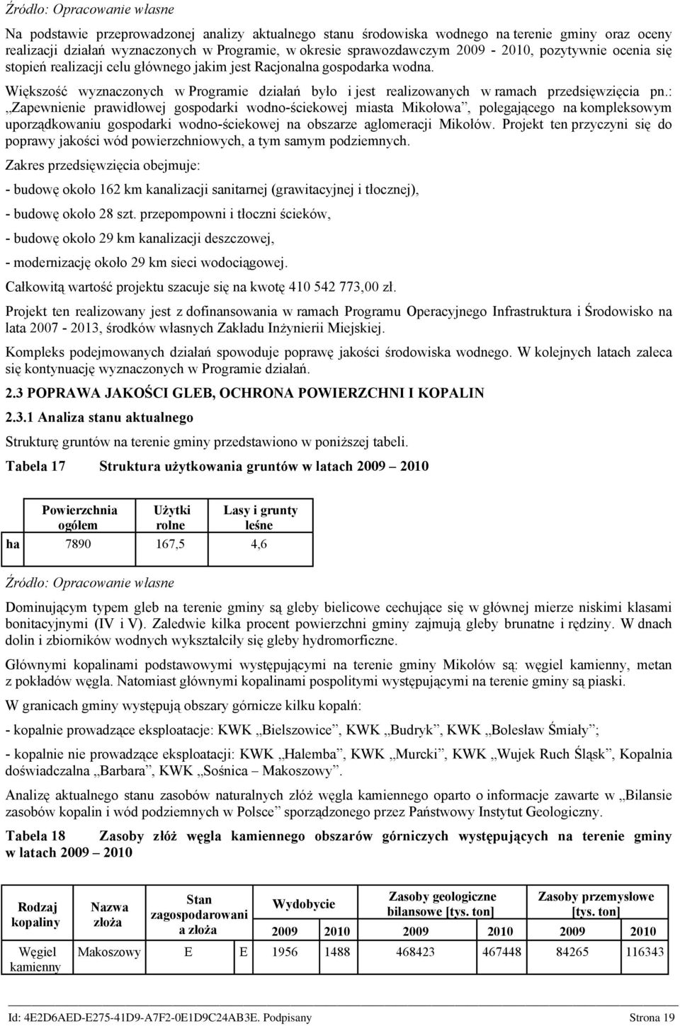 Większość wyznaczonych w Programie działań było i jest realizowanych w ramach przedsięwzięcia pn.