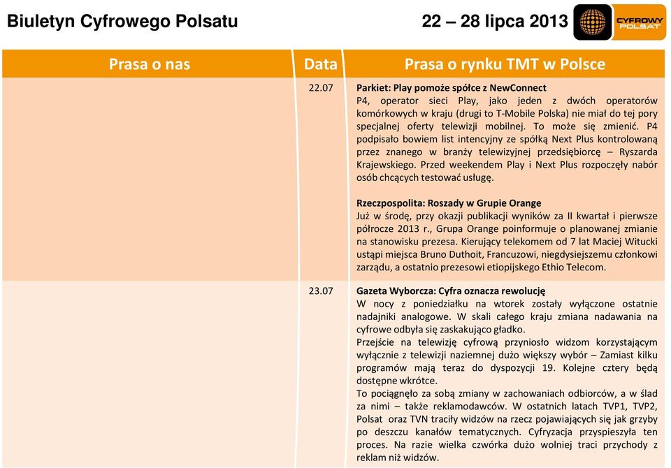 Przed weekendem Play i Next Plus rozpoczęły nabór osób chcących testować usługę.