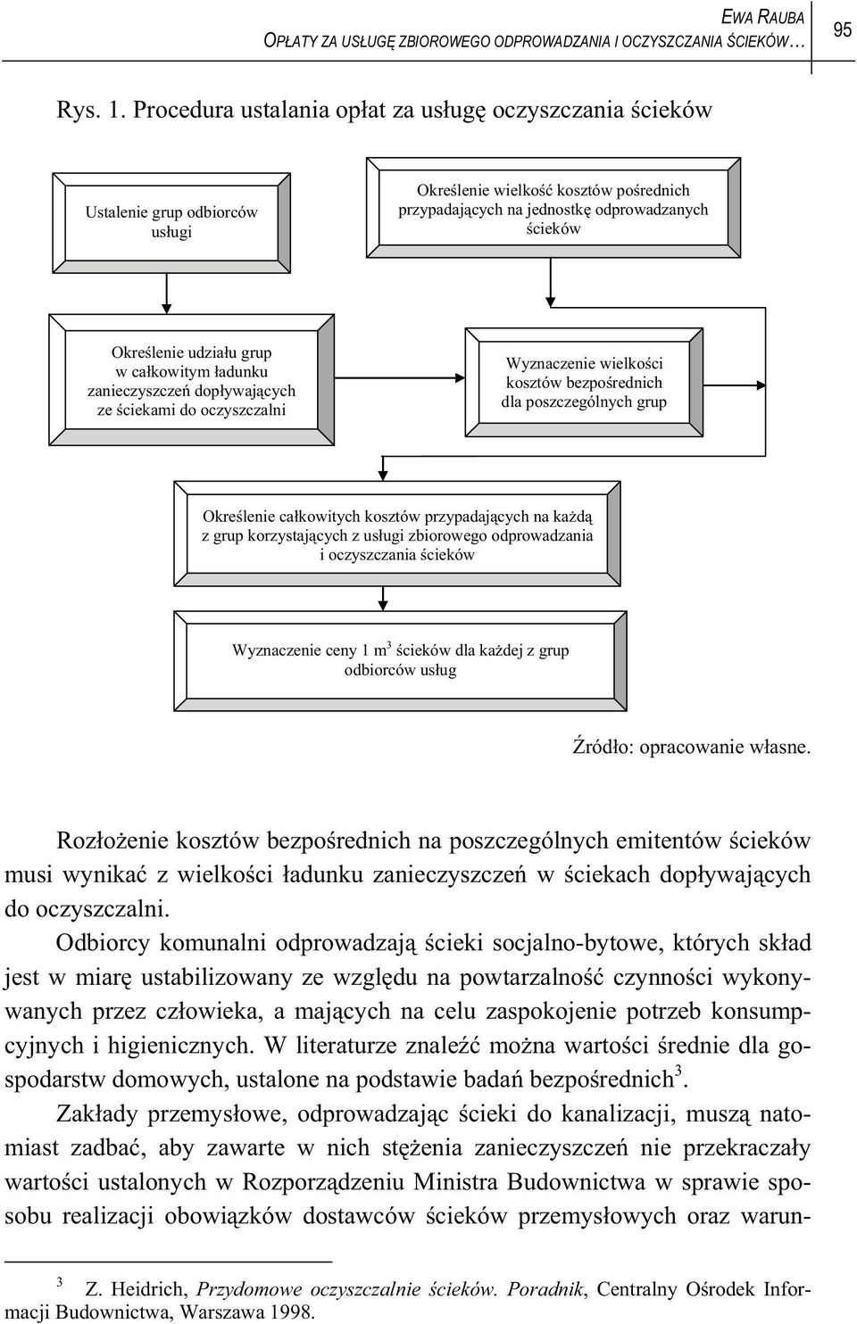 cakowitym adunku zanieczyszcze dopywajcych ze ciekami do oczyszczalni Wyznaczenie wielkoci kosztów bezporednich dla poszczególnych grup Okrelenie cakowitych kosztów przypadajcych na kad z grup