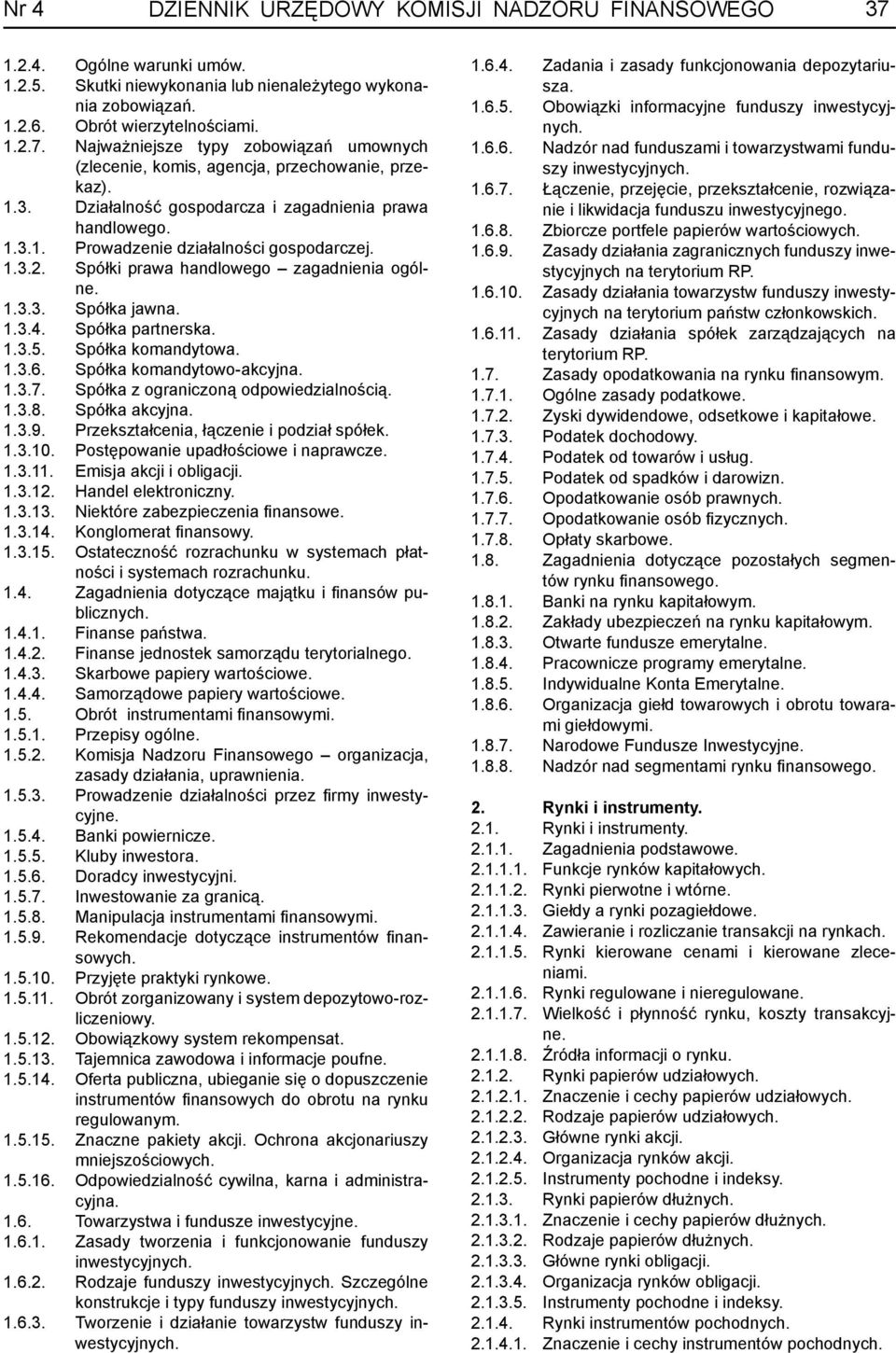 Spółka partnerska. 1.3.5. Spółka komandytowa. 1.3.6. Spółka komandytowo-akcyjna. 1.3.7. Spółka z ograniczoną odpowiedzialnością. 1.3.8. Spółka akcyjna. 1.3.9.