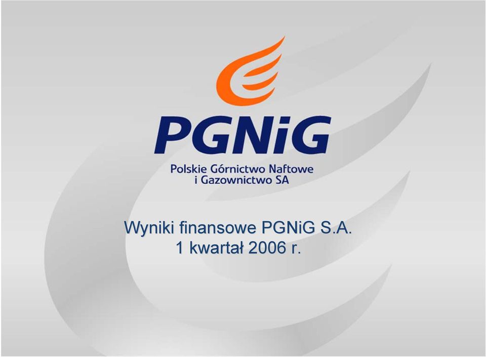 PGNiG S.A.