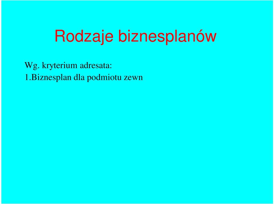 podmiotów jednoczenie Wg. kryterium autora 1.