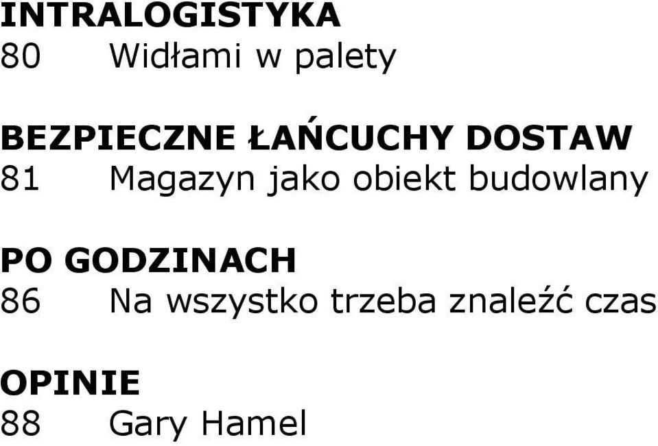 jako obiekt budowlany PO GODZINACH 86
