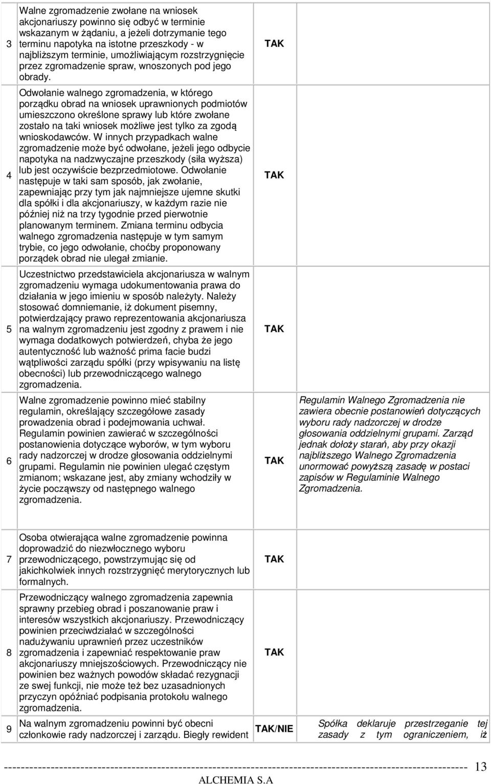 4 Odwołanie walnego zgromadzenia, w którego porządku obrad na wniosek uprawnionych podmiotów umieszczono określone sprawy lub które zwołane zostało na taki wniosek możliwe jest tylko za zgodą
