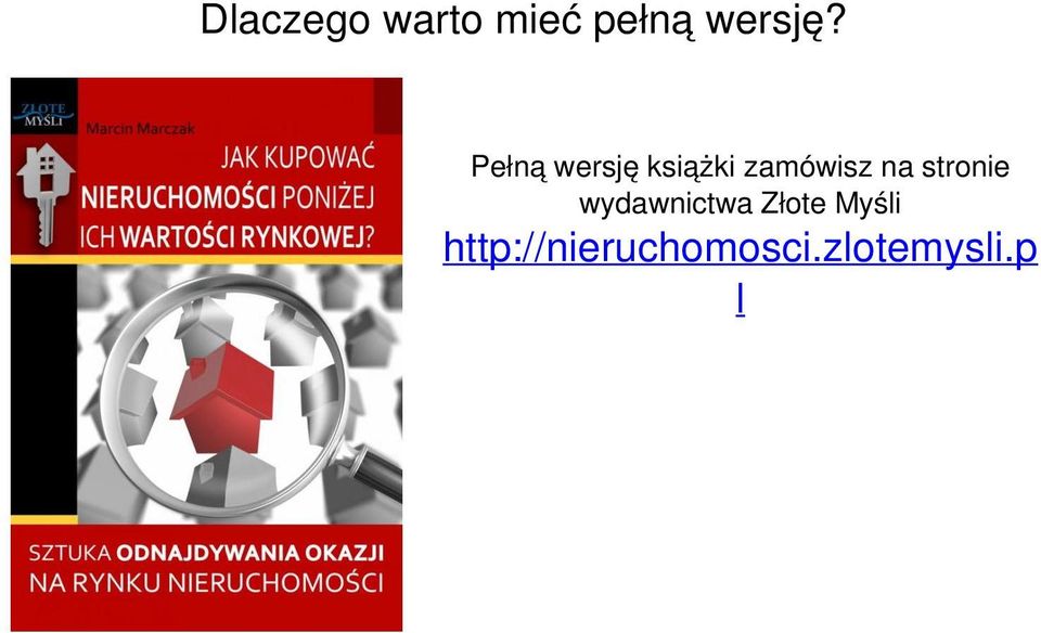 Pełną wersję książki zamówisz na stronie